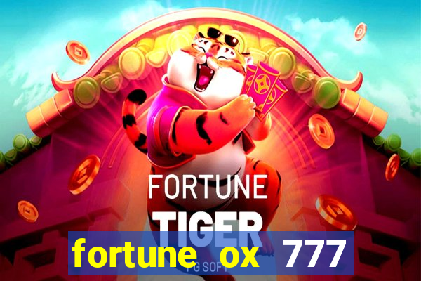 fortune ox 777 fortuna 77